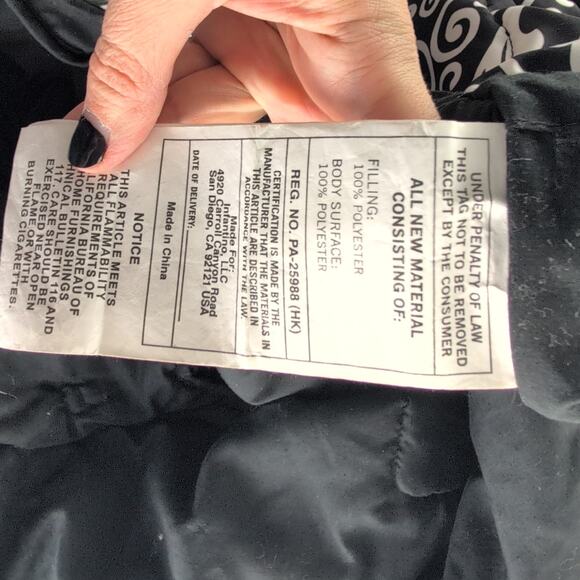 Infantino Grocery Cart Cover Reversible Paisley/Black One Size - Picture 8 of 8